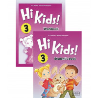 Комплект учебник и рабочая тетрадь Hi Kids 3 Student's Book with CD and Workbook