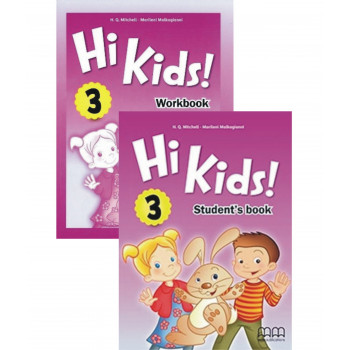 Комплект підручник та робочий зошит Hi Kids 3 Student's Book with CD and Workbook