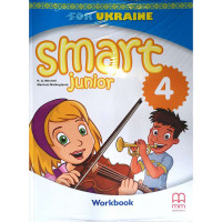 Рабочая тетрадь Smart Junior for Ukraine 4 Workbook with CD-ROM