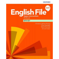 Рабочая тетрадь English File 4th Edition Upper-Intermediate Workbook with key