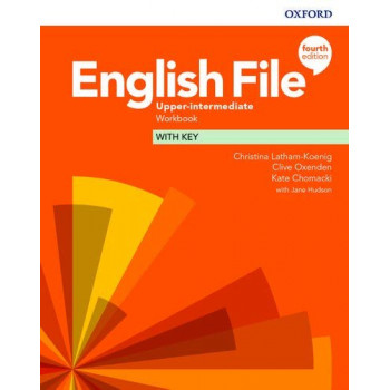 Рабочая тетрадь English File 4th Edition Upper-Intermediate Workbook with key