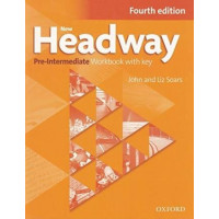 Рабочая тетрадь New Headway (4th Edition) Pre-Intermediate Workbook with Key