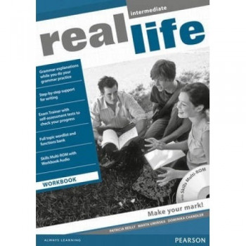Рабочая тетрадь Real Life Intermediate Workbook + Multi-ROM