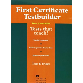 Книга First Certificate Testbuilder with Key