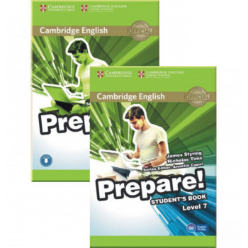 Комплект учебник и рабочая тетрадь Cambridge English Prepare! 7 Student's Book and Workbook 