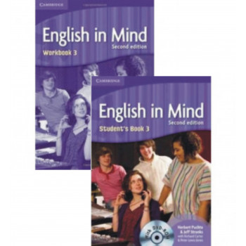 Комплект підручник та робочий зошит English in Mind 3 2nd Edition Student's Book with DVD-ROM and Workbook