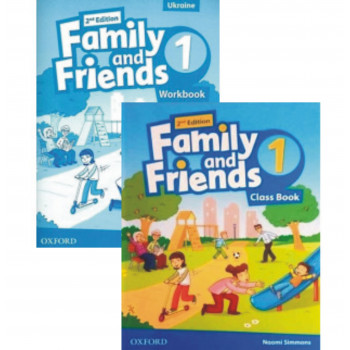 Комплект підручник та робочий зошит Family and Friends Second Edition 1 Class Book and Workbook