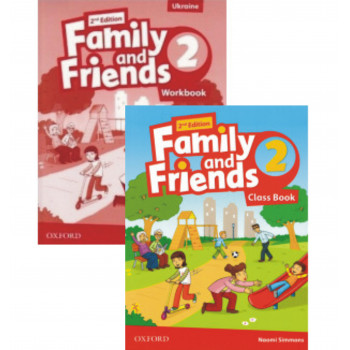 Комплект підручник та робочий зошит Family and Friends Second Edition 2 Class Book and Workbook