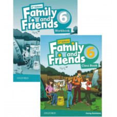 Комплект підручник та робочий зошит Family and Friends Second Edition 6 Class Book and Workbook