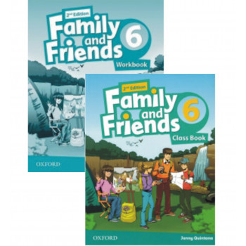 Комплект учебник и рабочая тетрадь Family and Friends Second Edition 6 Class Book and Workbook