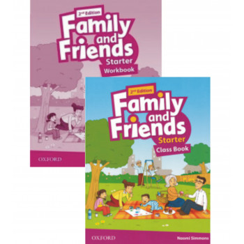 Комплект підручник та робочий зошит Family and Friends Second Edition Starter Class Book and Workbook