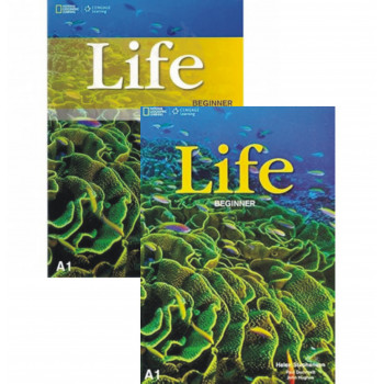 Комплект учебник и рабочая тетрадь Life Beginner Student's Book with DVD and Workbook with Audio CD 