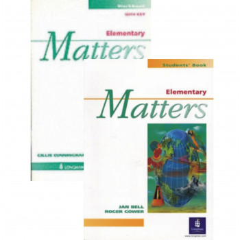  Комплект підручник та робочий зошит Matters Elementary Student's Book and Workbook with key