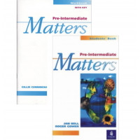  Комплект підручник та зошит Matters Pre-Intermediate Student's Book and Workbook with key