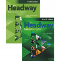 Комплект учебник и рабочая тетрадь New Headway Fourth Edition Beginner Student's Book and Workbook with Key