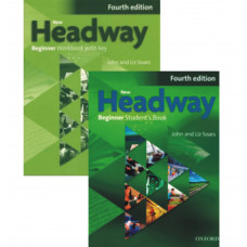 Комплект учебник и рабочая тетрадь New Headway Fourth Edition Beginner Student's Book and Workbook with Key