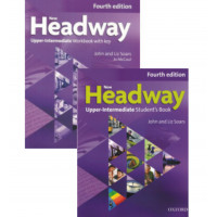  Комплект підручник та робочий зошит New Headway Fourth Edition Upper-Intermediate Student's Book and Workbook with Key