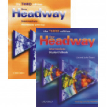 Комплект учебник и рабочая тетрадь New Headway Intermediate 3rd edition Student's Book and Workbook with key