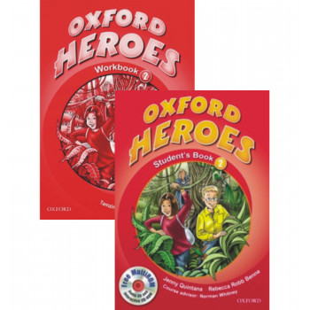 Комплект учебник и рабочая тетрадь Oxford Heroes 2 Student's Book and Workbook 