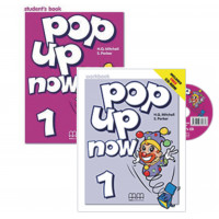 Комплект підручник та робочий зошит Pop up Now 1 Student's Book and Workbook with CD-ROM