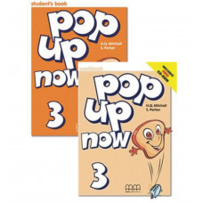 Комплект підручник та робочий зошит Pop up Now 3 Student's Book and Workbook with CD-ROM