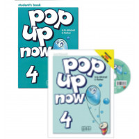 >Комплект підручник та робочий зошит Pop up Now 4 Student's Book and Workbook with CD-ROM