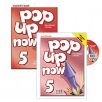 Комплект підручник та робочий зошит Pop up Now 5 Student's Book and Workbook with CD-ROM