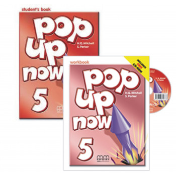 Комплект учебник и рабочая тетрадь Pop up Now 5 Student's Book and Workbook with CD-ROM