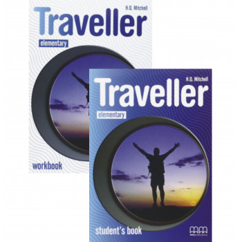 Комплект учебник и рабочая тетрадь Traveller Elementary Student's Book and Workbook with CD-Rom