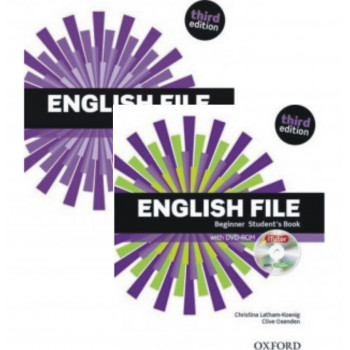 Комплект учебник и тетрадь English File 3rd Edition Beginner Student's Book and Workbook with Key