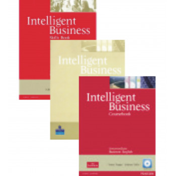 Комплект учебник, тетрадь и книга практикум Intelligent Business Intermediate Coursebook and Workbook and Skills Book