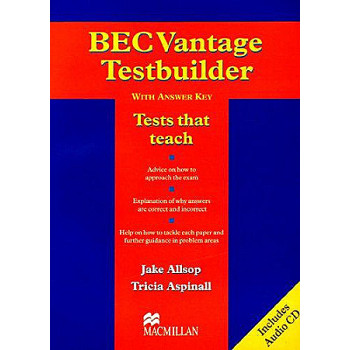 Книга BEC Vantage Testbuilder Book with key and Audio CD