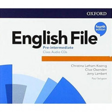 Диски English File 4th Edition Pre-Intermediate Class Audio CDs 