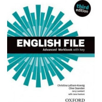 Рабочая тетрадь English File 3rd Edition Advanced Workbook with Key