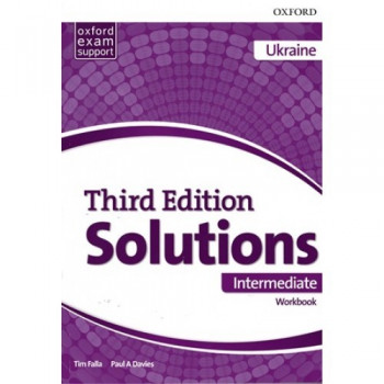 Рабочая тетрадь Solutions Third Edition Intermediate Workbook 