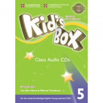 Диски Kid's Box Updated Second edition 5 Class Audio CDs (3)